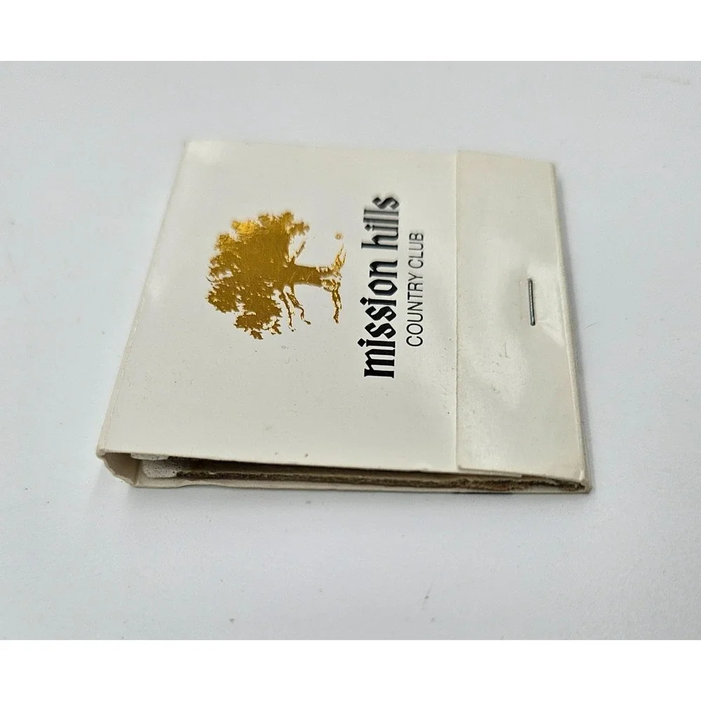 Mission Hills‎ Country Club Matchbook Rancho Mirage California Home of Nabisco
